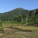 そして花之江河から目指す黒味岳を望みます